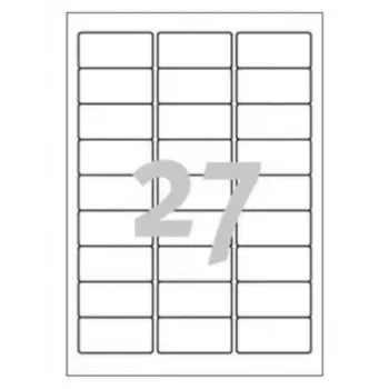 Printera etiķetes Avery J4792-25 Balts