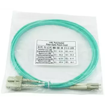 BlueOptics InfiniBand/optiskās šķiedras kabelis 10 m 2x LC 2x SC LC/APC