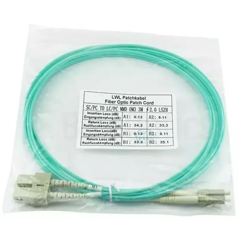 BlueOptics InfiniBand/optiskās šķiedras kabelis 10 m 2x LC 2x SC LC/APC