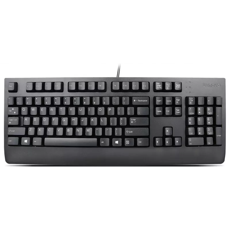 Lenovo Preferred Pro II tastatūra Universāla USB QWERTY Dāņu melna
