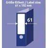 Pašlīmējošā etiķete Avery L4761-25 Noapaļots taisnstūris