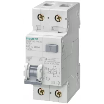 Siemens 5SU1356-6KK16 automātiskais slēdzis Noplūdes strāvas aizsardzības ierīce A tips 1