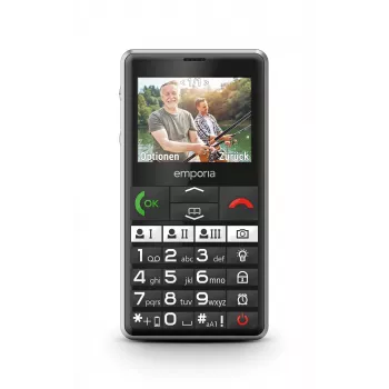 Emporia emporiaPURE-LTE 5.87 cm (2,31 collas) 107 g Melns Senioru tālrunis