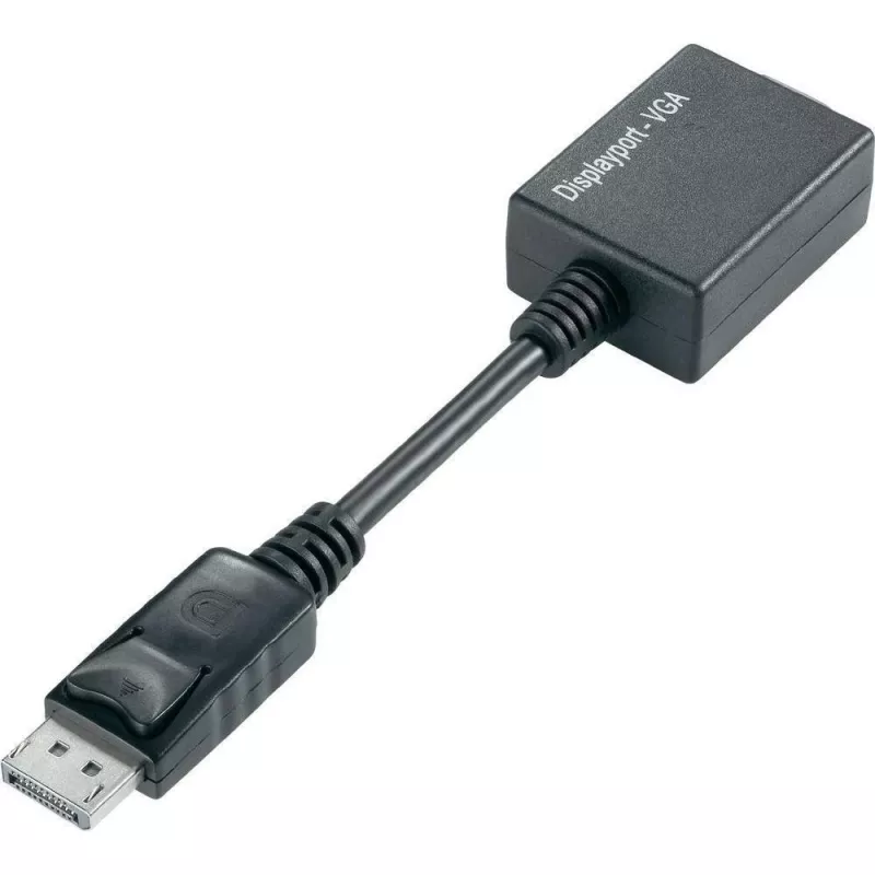 Techly DisplayPort DP uz VGA adapteris M F IADAP DSP-250, 0,07 m, DisplayPort, 2 x VGA (D-Sub), vīr., siev., 1920 x 1200 pikseļi