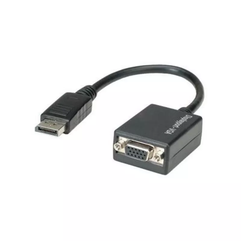 Techly DisplayPort DP uz VGA adapteris M F IADAP DSP-250, 0,07 m, DisplayPort, 2 x VGA (D-Sub), vīr., siev., 1920 x 1200 pikseļi