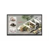 LG CreateBoard standarta interaktīvā tāfele 190.5 cm (75 collas) 3840 x 2160 pikseļi skārienjūtīgs ekrāns melns
