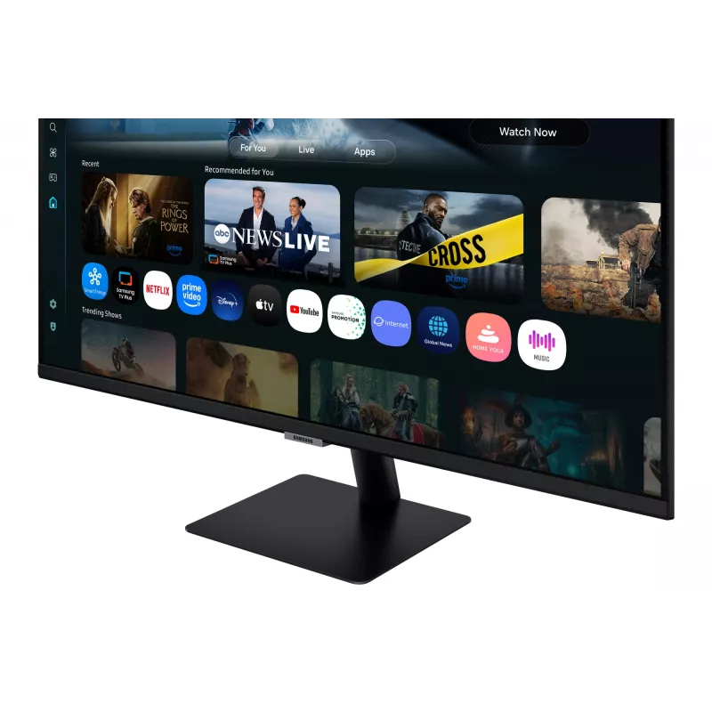 Samsung M7 M70F datora monitors 81,3 cm (32 collas) 3840 x 2160 pikseļi 4K Ultra HD LED melns