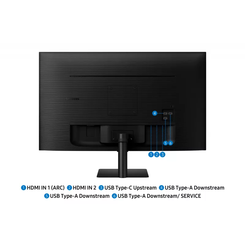 Samsung M7 M70F datora monitors 81,3 cm (32 collas) 3840 x 2160 pikseļi 4K Ultra HD LED melns