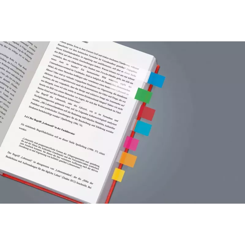 Pašlīmējošā etiķete Sigel HN684 taisnstūra daudzkrāsaina