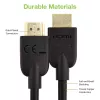 Techly ICOC HDMI2-4-020T HDMI kabelis 2 m HDMI Type A (Standard) Melns