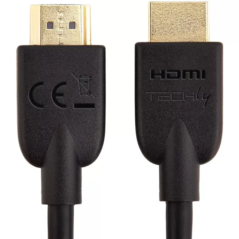 Techly ICOC HDMI2-4-020T HDMI kabelis 2 m HDMI Type A (Standard) Melns