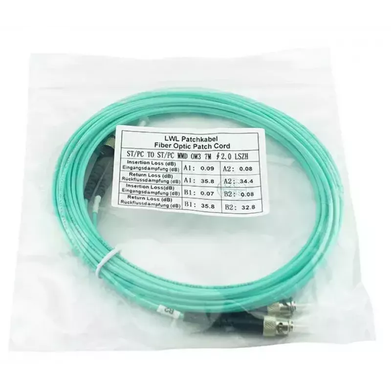 BlueOptics SFP3333EU10MK InfiniBand optiskās šķiedras kabelis 10 m ST Aqua
