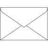 Envelope Sigel DU060 C6 114 x 162 mm balta