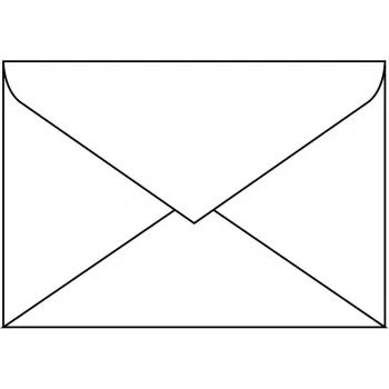 Envelope Sigel DU060 C6 114 x 162 mm balta