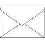 Envelope Sigel DU060 C6 114 x 162 mm balta