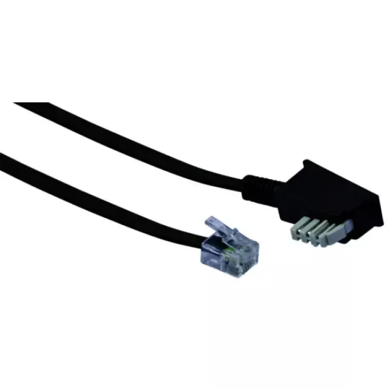 Kabelis RJ-11 Schwaiger 10m TAE-N melns