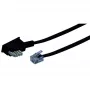 Kabelis RJ-11 Schwaiger 10m TAE-N melns