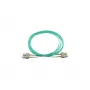 BlueOptics InfiniBand optiskās šķiedras kabelis 10m 2x SC LC/APC zaļš