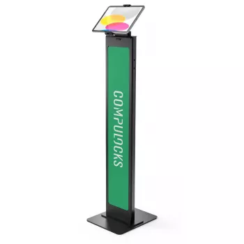 Multimediju statīvs Compulocks Universal Tablet Cling Brandable Floor Stand Melns