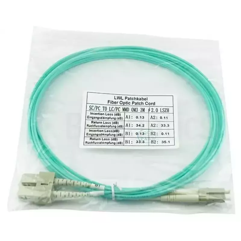 InfiniBand/optiskās šķiedras kabelis BlueOptics 055702T512000002M-BO 2m 2x LC 2x SC LC/APC