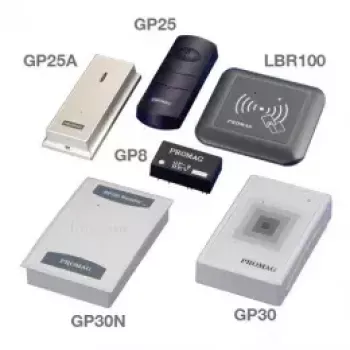 RFID lasītājs Promag GP20 125 kHz EM4102 — 125 kHz EM4102 tuvināšanas lasītājs, seriālā saskarne