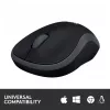 Logitech M185 Swift bezvadu pele, pelēka
