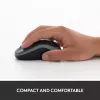 Logitech M185 Swift bezvadu pele, pelēka