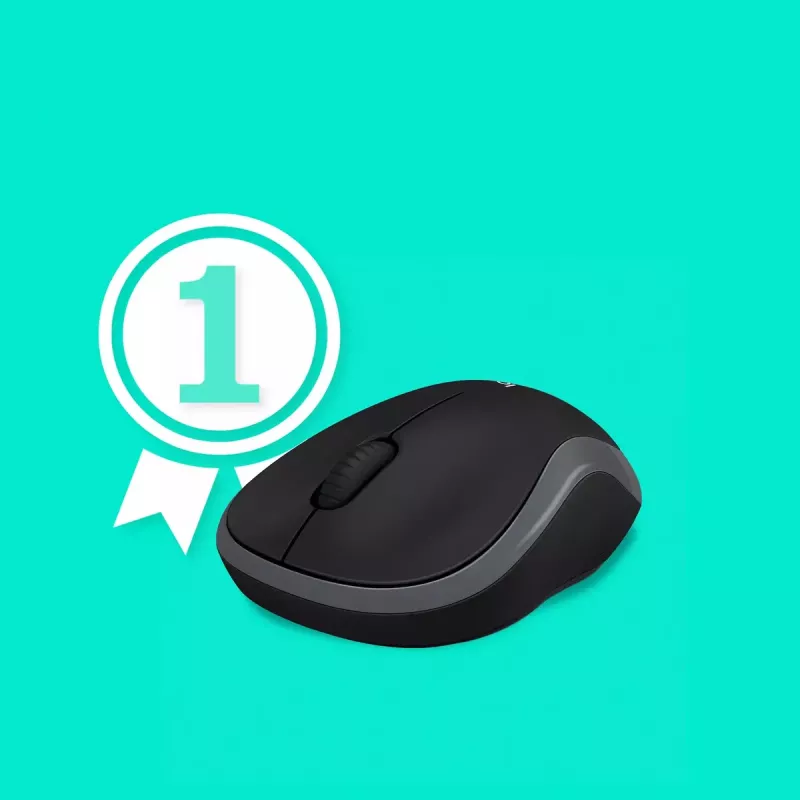 Logitech M185 Swift bezvadu pele, pelēka