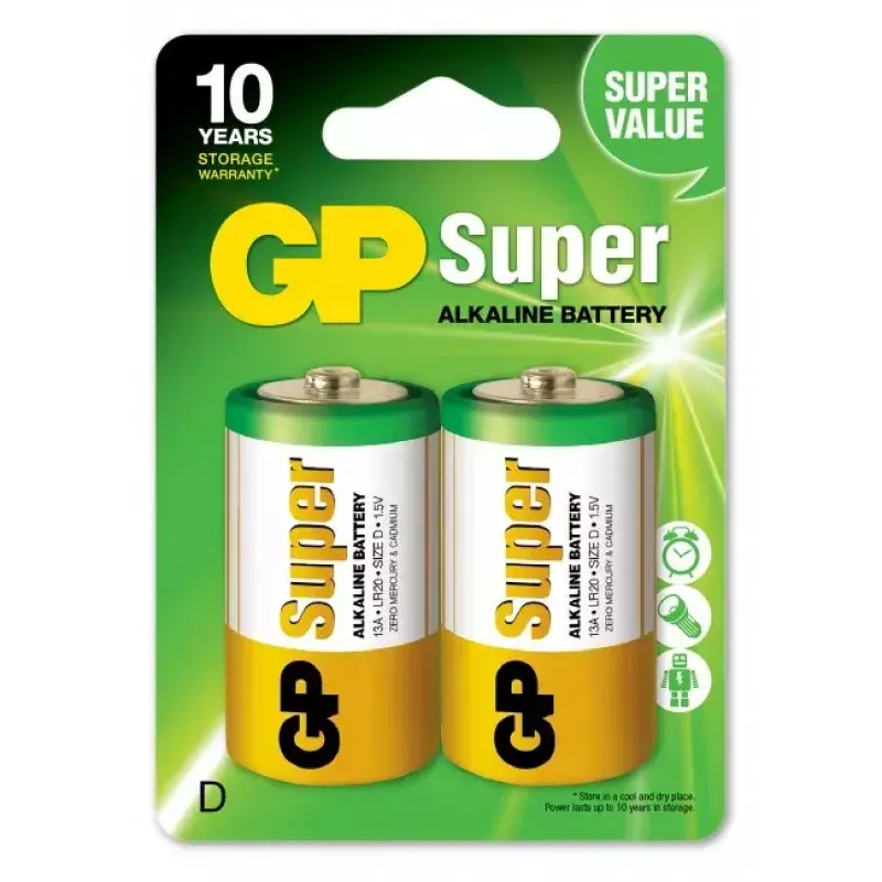 Vienreizējās lietošanas baterija GP baterijas Super Alkaline 5501