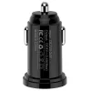 Techly Mini auto lādētājs 2 USB-A pieslēgvietas 24W / 4.8A Melns, Auto, Cigarešu aizdedzinātāja ligzda, 4.8 A, Melns