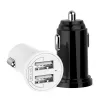 Techly Mini auto lādētājs 2 USB-A pieslēgvietas 24W / 4.8A Melns, Auto, Cigarešu aizdedzinātāja ligzda, 4.8 A, Melns
