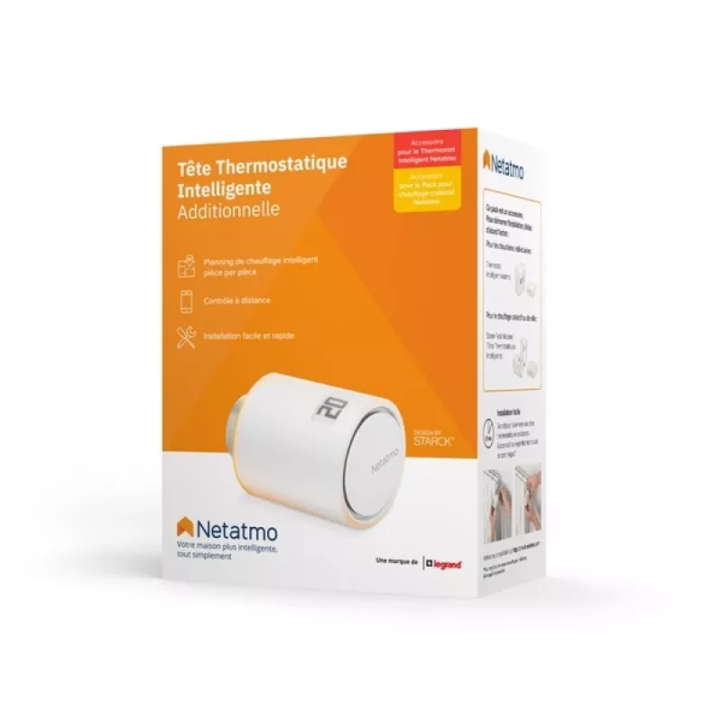 Netatmo NAV-PRO termostata radiatora vārsts Piemērots lietošanai iekštelpās
