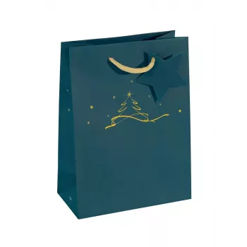 Dāvanu iesaiņojuma maisiņš Sigel GT035 zils 170x90x230 mm