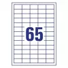 Pašlīmējošā etiķete Taisnstūrveida AVERY LR3666-10