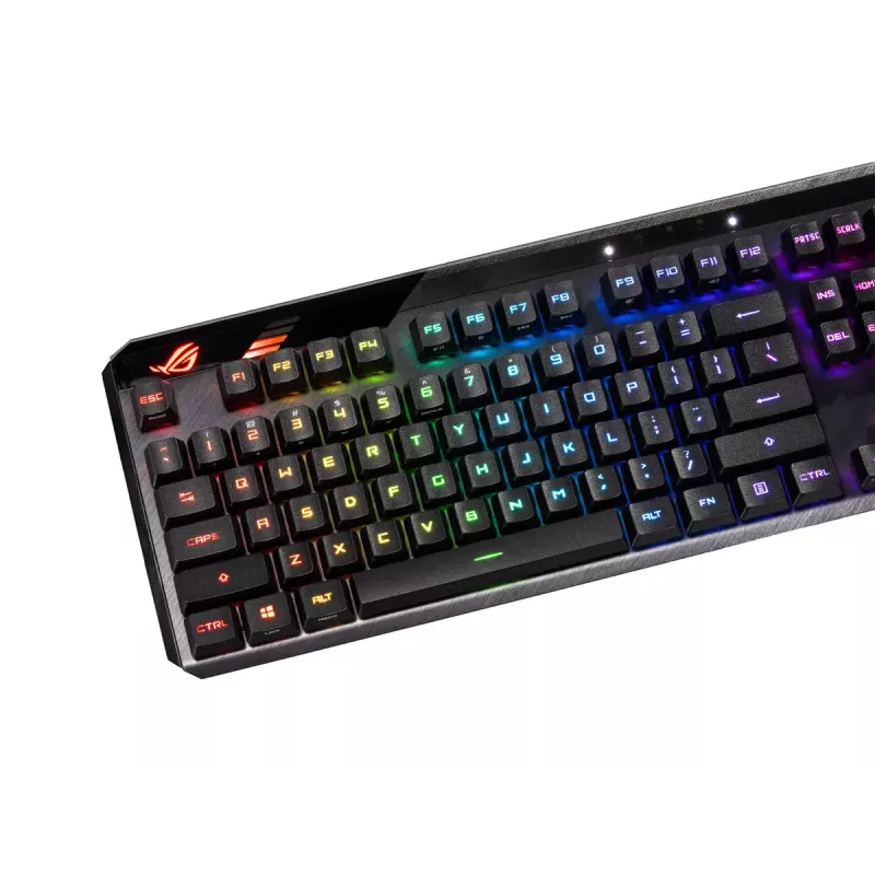 tastatūra cap ASUS ROG RX PBT Keycap Set Melns 250g