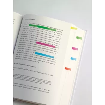 Grāmatzīme Sigel HN617 Elastīga Zila Zaļa Oranža Rozā Dzeltena 400 gab.