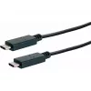 USB kabelis Schwaiger LK 101 C USB 3.2 Gen 2 1 m melns