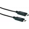 USB kabelis Schwaiger LK 101 C USB 3.2 Gen 2 1 m melns
