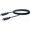 USB kabelis Schwaiger LK 101 C USB 3.2 Gen 2 1 m melns