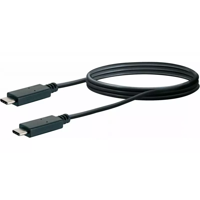 USB kabelis Schwaiger LK 101 C USB 3.2 Gen 2 1 m melns