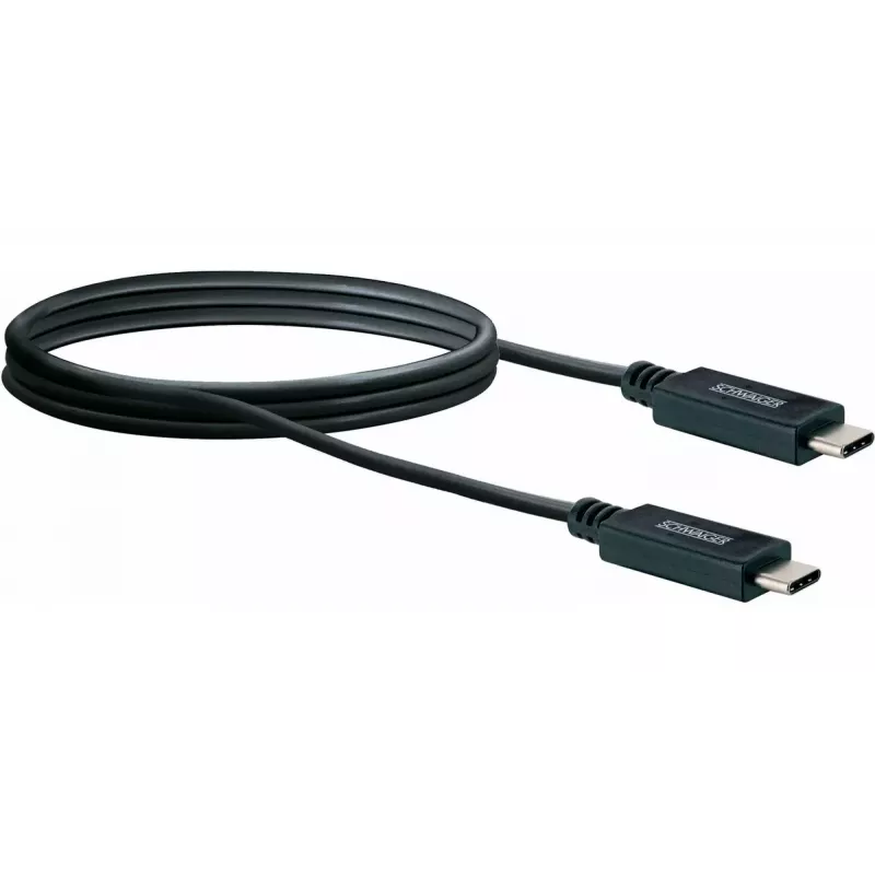 USB kabelis Schwaiger LK 101 C USB 3.2 Gen 2 1 m melns
