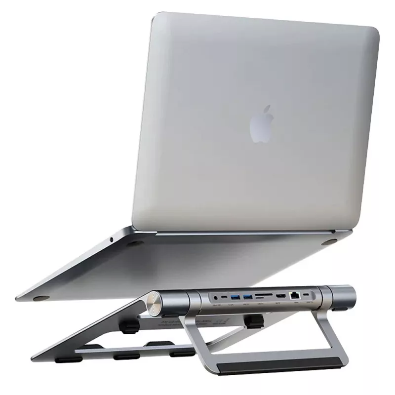 Techly ICA-NTB-DOCK91 Vadu USB 3.2 Gen 1 (3.1 Gen 1) Type-C Sudraba krāsa