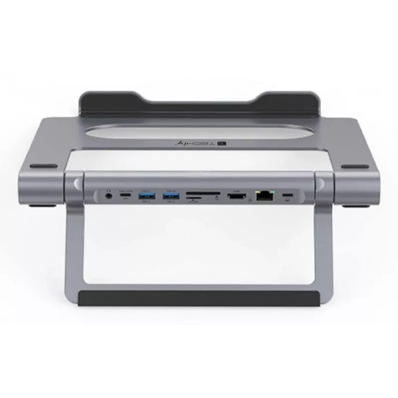 Techly ICA-NTB-DOCK91 Vadu USB 3.2 Gen 1 (3.1 Gen 1) Type-C Sudraba krāsa