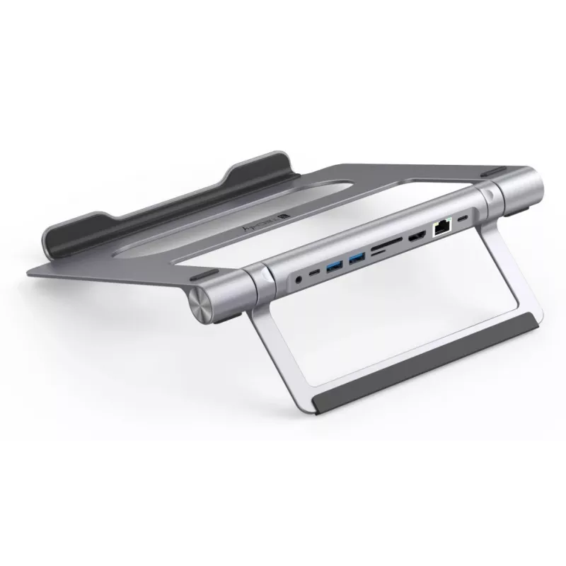 Techly ICA-NTB-DOCK91 Vadu USB 3.2 Gen 1 (3.1 Gen 1) Type-C Sudraba krāsa