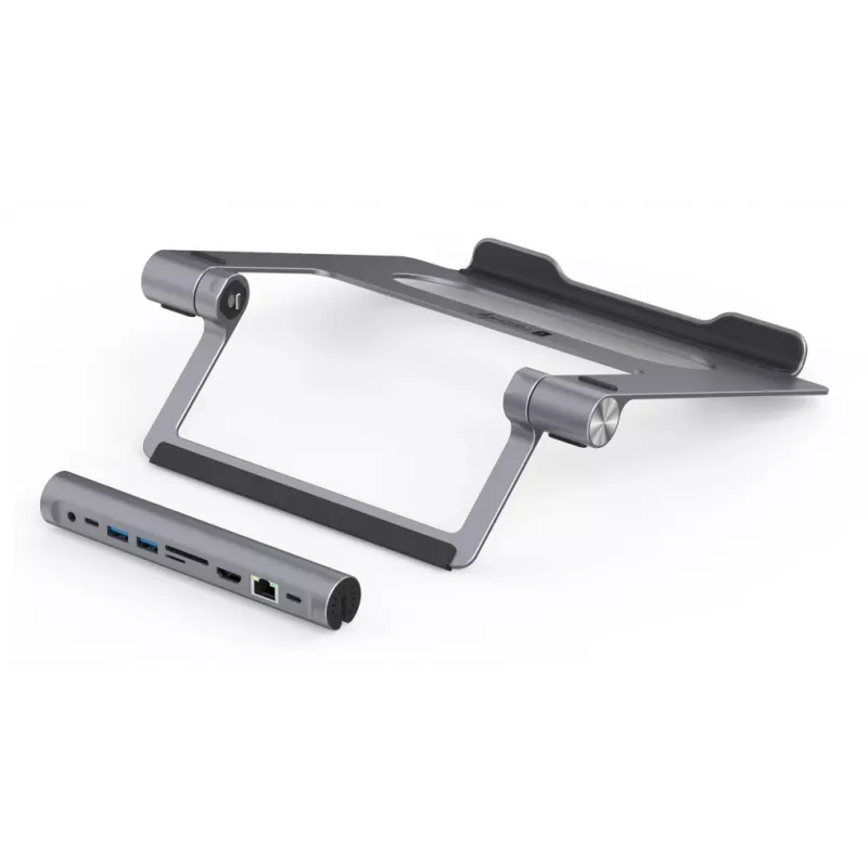 Techly ICA-NTB-DOCK91 Vadu USB 3.2 Gen 1 (3.1 Gen 1) Type-C Sudraba krāsa