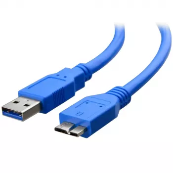 Techly USB 3.0 Superspeed kabelis A / Micro B 3m zils ICOC MUSB3-A-030