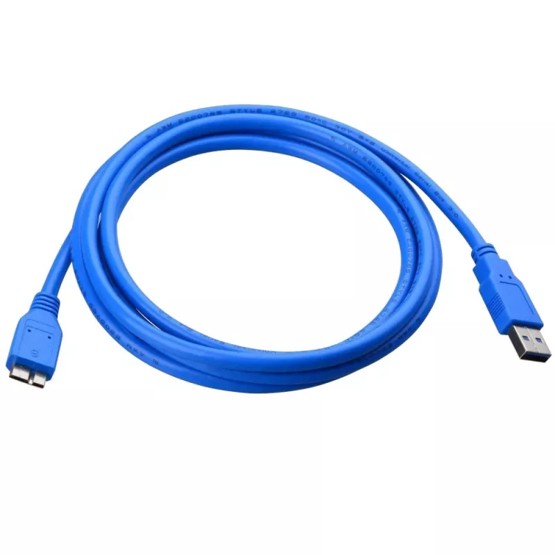 Techly USB 3.0 Superspeed kabelis A / Micro B 3m zils ICOC MUSB3-A-030