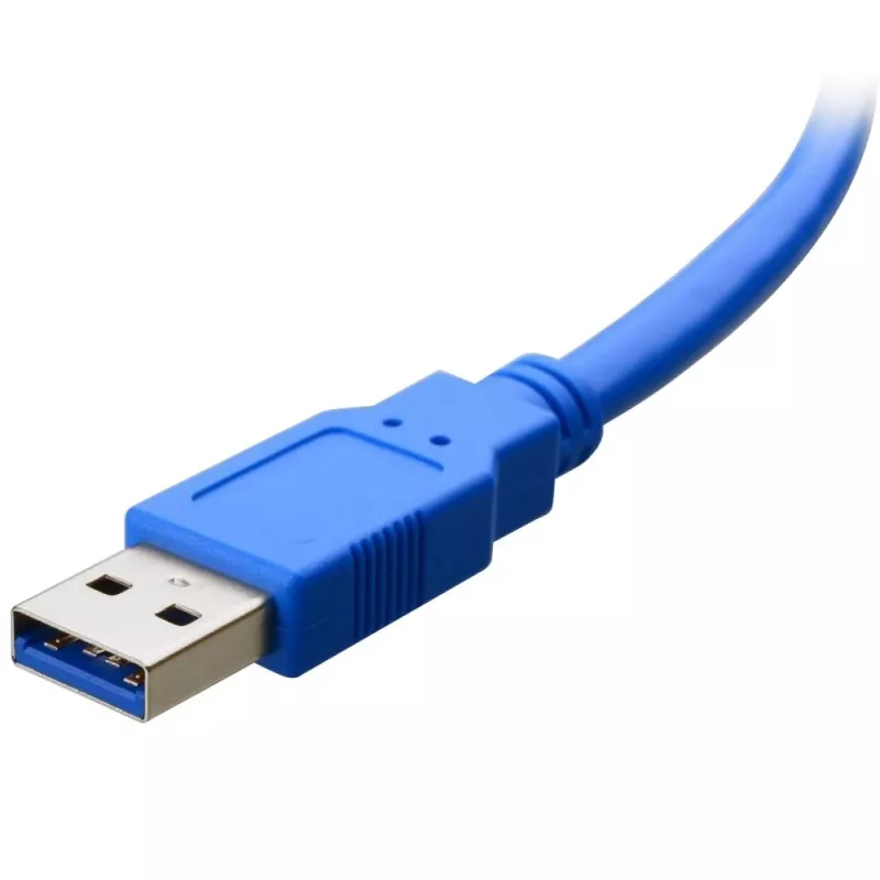Techly USB 3.0 Superspeed kabelis A / Micro B 3m zils ICOC MUSB3-A-030