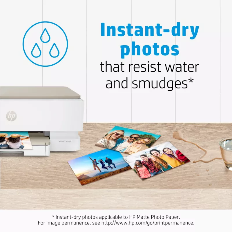 HP matētais fotopapīrs 180 g/m2 10 x 15 cm (101 x 152 mm) 25 loksnes