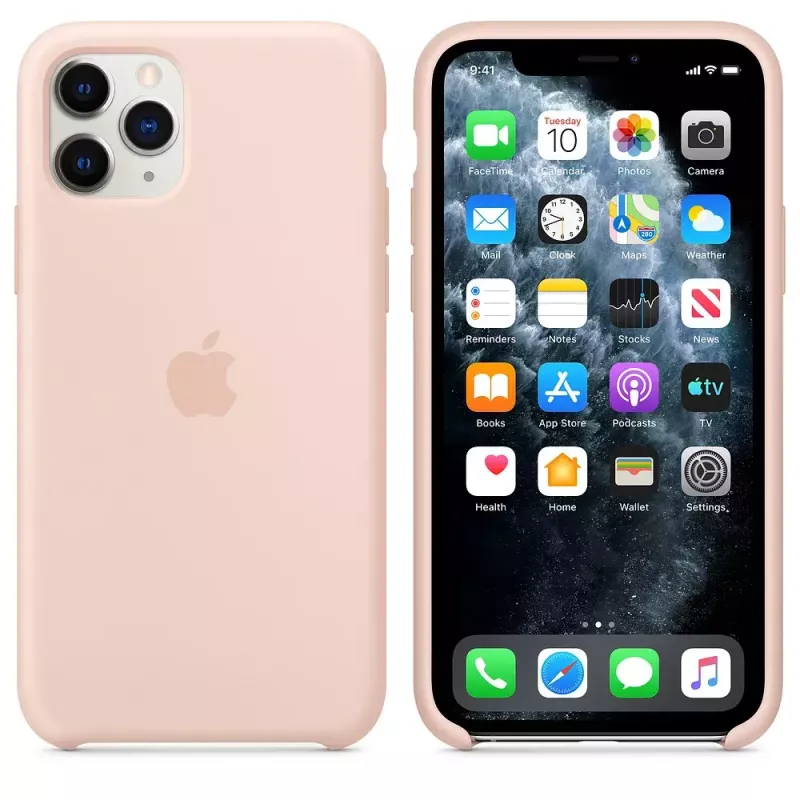 Vāciņš Apple iPhone 11 Pro Silikona maciņš Rozā smiltis